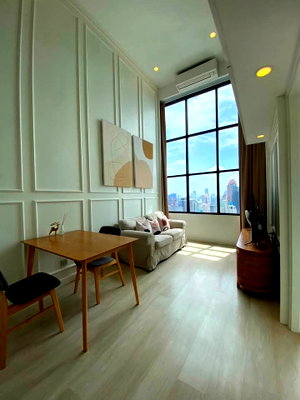 คอนโดให้เช่า : ME2500491 ให้เช่าคอนโดห้อง Duplex 2 นอน Knightsbridge Prime สาทร ชั้นสูง วิวดี