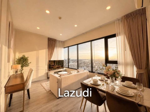 54 sqm high floor condo KnightsBridge Prime Onnut Bangkok