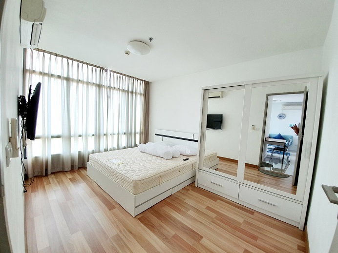 รูป 🔥ให้เช่าถูก🔥 ห้องสภาพใหม่มาก แอร์ใหม่ เตียง King size มีเครื่องซักผ้า ที่ Ideo Blucove Sukhumvit - รูปที่ 5/18