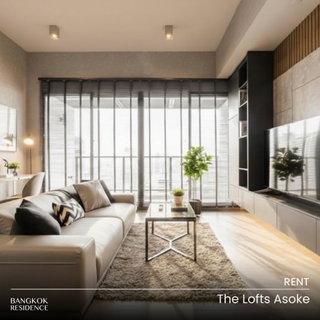 รูปภาพ Rental Condo 💎 The Lofts Asoke, 2BR 86 sq.m. 75K ⭐ Beautiful Fully Furnished Unit, Near MRT Phetchaburi 
