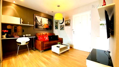 Condos for rent King's College International School Bangkok : For Rent Condo THE TRUST RESIDENCE RATCHADA-RAMA 3 Building 1, Floor 31,1 bed room, Room size 29.00 sqm