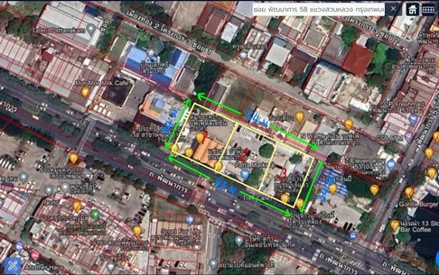 LTHC16065 - Prime Land for Rent Phatthanakan 58 | 742 sq.w. | 85 m. Frontage | ARL Hua Mak 850 m. | 400K | ที่ดินทำเลศักยภาพให้เช่า พัฒนาการ 58