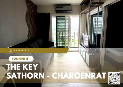 Condos for rent : For Rent 🔥 The Key Sathorn - Charoenrat 🔥 Fully furnished and equipped with appliances; near BTS Surasak.
