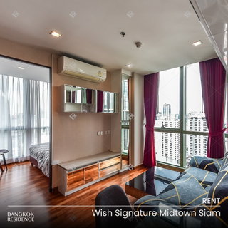 รูปภาพ เช่าคอนโด 💥 Wish Signature Midtown Siam 2นอน 42ตร.ม. 30k 💥 เฟอร์ครบ เข้าอยู่ได้เลย ใกล้ BTS ราชเทวี 