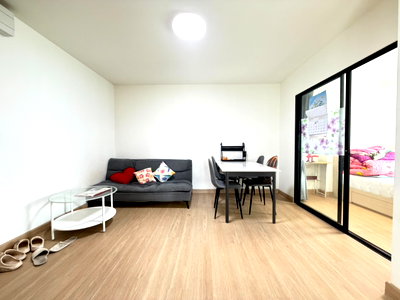 ขายคอนโด : ขายคอนโด 2 ห้องนอน ใกล้ กฟผ.บางกรวย แถมเฟอร์ครบ พร้อมอยู่ โครงการเพลิน เพลิน คอนโด พระราม 7–บางกรวย 1