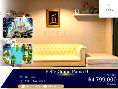 Condos for sale : ✨ Hot Deal at a Special Discounted Price! | Spacious Fully Furnished Unit in New CBD - Near Major Offices & MRT Rama 9 ✨