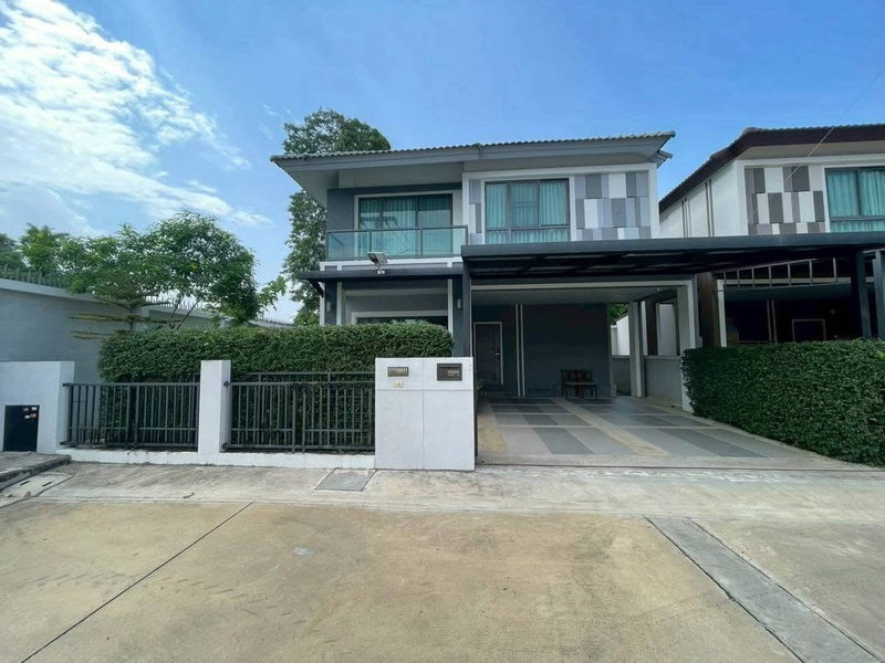 บ้านเดี่ยวให้เช่า : เช่าบ้านเดี่ยว กาญกนก 22 แปลงมุม พื้นที่ 60 ตร.วา  3 ห้องนอน 