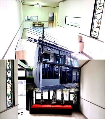 เช่าทาวน์โฮม ถนนลาดปลาเค้า : MRT ลาดปลาเค้า 2.3กม. ม.ศรีปทุม บางเขน 2.4 กม. ทาวน์เฮ้าส์ 2 ชั้น 3-4นอน 24ตร.วา. ให้เช่า 3แอร์ 190ตร.ม.บิ๊กซี รามอินทรา 2.1 กม. อารียา