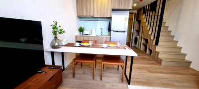 คอนโดให้เช่า : 📣ให้เช่าคอนโด Siamese Sukhumvit 87 (Ramada Residence Sukhumvit 87) ห้อง Duplex เฟอร์ครบ @onestepliving