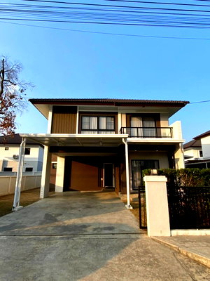 Houses for rent Chiang Mai : Karnkanok Ville 18, San Phak Wan, Large house, spacious area, flood-free.