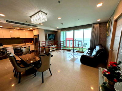 Condos for rent : 🏖️ The Palm Wongamat Beach | High Floor 26th Full Ocean View | 2BR/2BA 99 SQ.M. | From 78,000 THB/Month