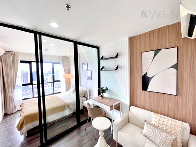 Condos for rent : For Rent Condo THE BASE PARK WEST SUKHUMVIT 77 Building A, Floor 36,1 bed room, Room size 26 sqm
