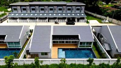 เช่าบ้านเดี่ยว ไปรษณีย์สันกำแพง : pool villa ให้เช่า สันกำแพง บ้านนอกโครงการ