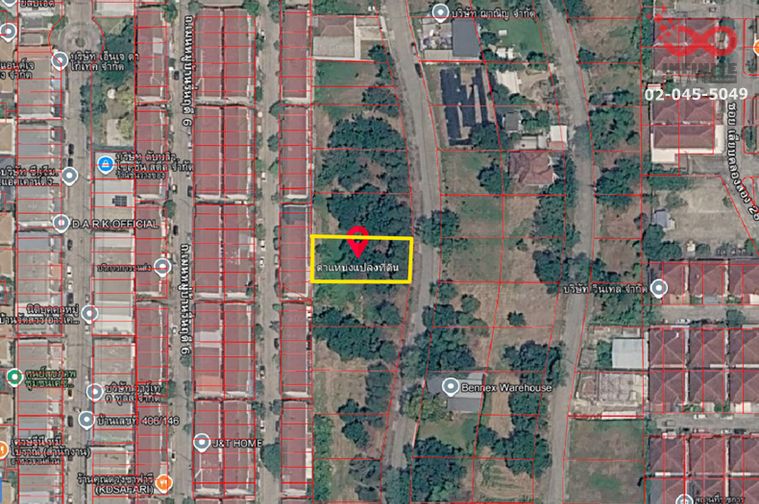 Land for sale, 179 sq wah, Khlong Sam Wa