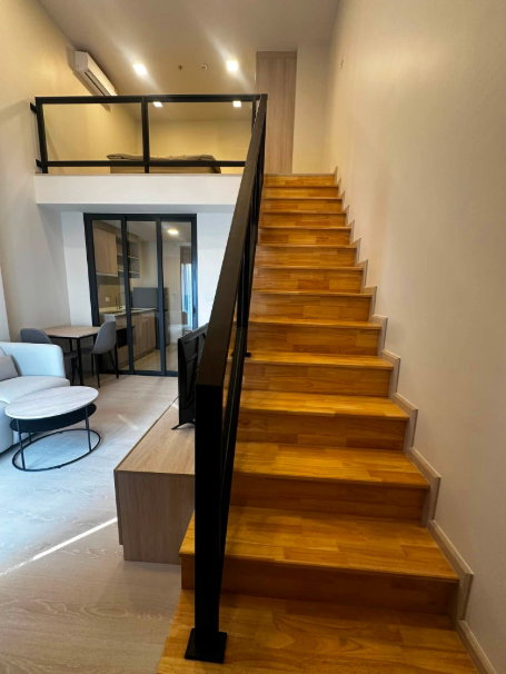 รูป ✨FD-084354 FLO by Sansiri | Loft Duplex  📍 ชั้น 13 | 38 ตร.ม. 🏠 Loft เพดานสูง 4.8 ม. 🛋️ Fully Furnished | ห้องใหม่ พร้อมเข้าอยู่ - รูปที่ 4/11