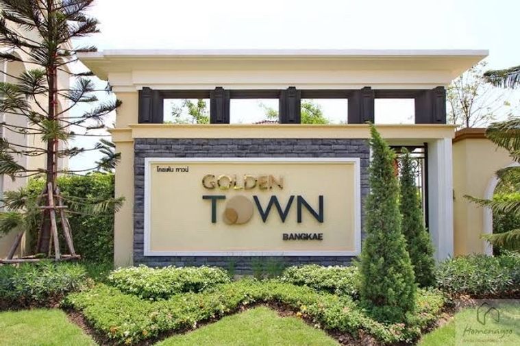 3-bed townhouse for rent, 96 sqm, 16.2 sq wah, Golden Town Bangkae