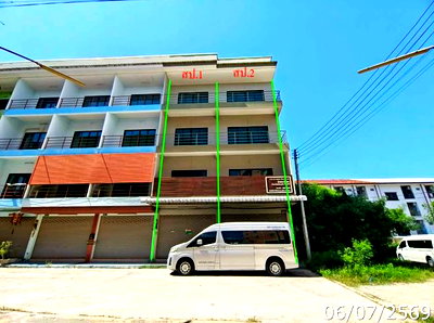 อาคารพาณิชย์ นิคมอมตะซิตี้ : อาคารพาณิชย์ 36 ตร.วา ปลวกแดง ระยอง 4.2M