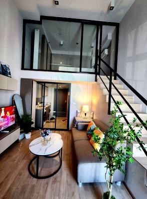 Condos for rent : 🎉 For Rent Condo IDEO RAMA 9 - ASOKE Building 1, Floor 30,Duplex, Room size 37 sqm