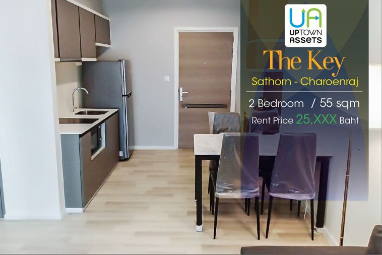 2-bed condo for sale, 55 sqm, The Key Sathorn - Charoenrat