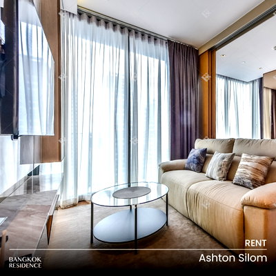 Condos for rent : Rental Condo 🌃 Ashton Silom, 1BR 49.5sq.m. 43K 🌟 Beautiful Rare Unit at a Great Price, Near BTS Chong Nonsi 