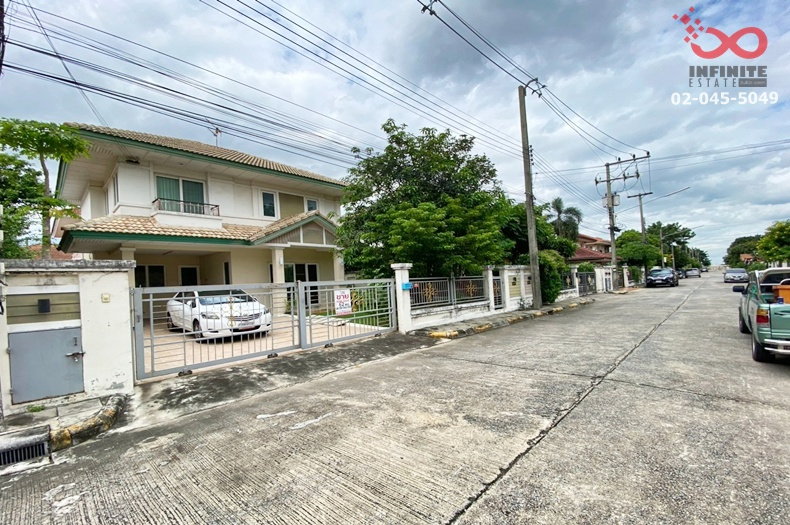 ขายบ้านเดี่ยว : ขายบ้านเดี่ยว 2 ชั้น 62 ตร.ว. หมู่บ้านวราบดินทร์ วงแหวน–ลำลูกกา (โซน 3) ใกล้วงแหวนกาญจนาภิเษก