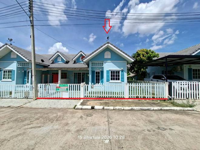 ขายบ้านเดี่ยว : บ้านเดี่ยว 35.6 ตร.วา วีน่า ทาวน์ ปลวกแดง ระยอง 1.4M