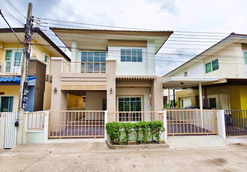 AF.  บ้านสวย  รีโนเวทใหม่ #หมู่บ้านวิลล่า คุณาลัย  ติดถนนวัดลาดปลาดุก  บางบัวทอง  ใกล้เซ็นทรัล เวสเกต