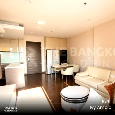 คอนโดให้เช่า : เช่าคอนโด 🌃 Ivy Ampio 1นอน 80.95ตรม 60k 🌠 ห้องมุม City View สวยโล่ง ใกล้ MRT ศูนย์วัฒนธรรมฯ 