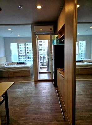 Condos for rent : 🎉 For Rent Condo REGENT HOME BANGNA Building A, Floor 22,1 bed room, Room size 28.00 sqm