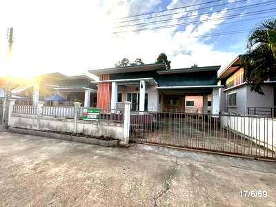 บ้านเดี่ยว สนามช้าง อินเตอร์เนชันแนล เซอร์กิต : บ้านเดี่ยว 62 ตร.วา บ้านยางโมเดิร์น เมืองบุรีรัมย์ บุรีรัมย์ 1.8M