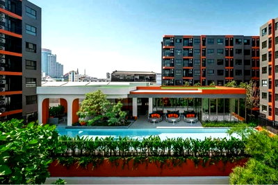 Condos for rent 62 BLOCS Market : Lease the Best Downtown condominium in downtown Khon Kaen.