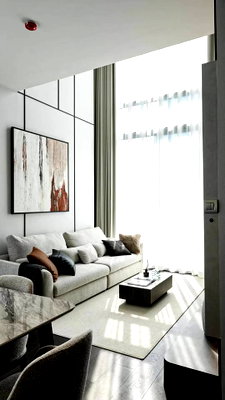 คอนโดให้เช่า : ให้เช่าคอนโด    Laviq Sukhumvit 57 __Duplex 2 ห้องนอน