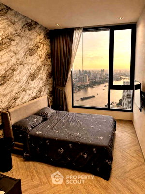 Condos for rent : 42nd-Floor 1-BR Chapter Charoennakhorn Riverside BTS Krung Thon Buri (ID 3001499)