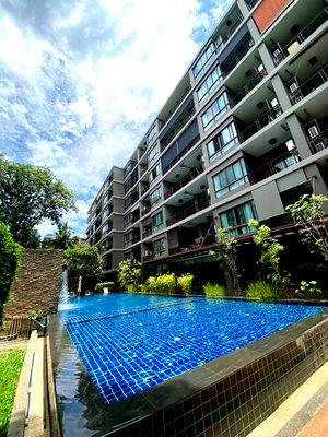 Condos for rent 700 Year Sports Arena Chiang Mai : 🌲🛁 Mountain Front Condo Chiang Mai for Rent | Spacious 51 sq.m. | 2nd Floor Pool View | Bathtub