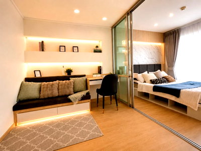 ขายคอนโด : ME2500496 ขายคอนโดห้องมุม ชั้นสูง Lumpini Ville ลาซาล-แบริ่ง ห้องแต่งใหม่ ใกล้ BTS แบริ่ง