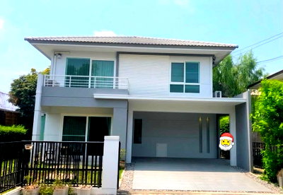 เช่าบ้านเดี่ยว สถาบันเทคโนโลยีแห่งสุวรรณภูมิ  : 🏡 ให้เช่า บ้านเดี่ยวหลังมุม ม.สีวลี สุวรรณภูมิ Land & Houses 3 ห้องนอน 3 ห้องน้ำ เฟอร์นิเจอร์ครบ พร้อมเข้าอยู่ | พื้นที่กว้าง 