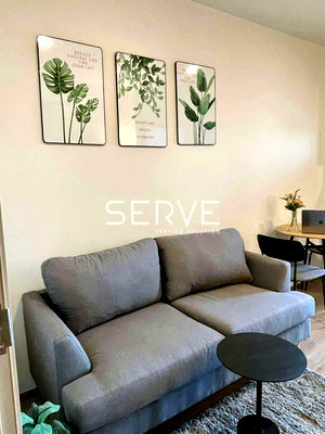 Condos for rent : 1 Bed Large Room High Fl. 25+ City View  Fully furnished Condo Good Location Close To MRT Phra Ram 9  @ NUE District R9