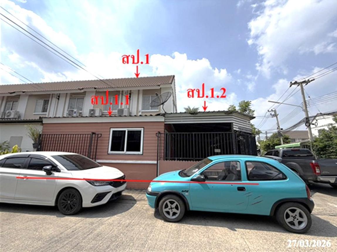 รูป ทาวน์เฮ้าส์ 30.5 ตร.วา บ้านพฤกษา 60 รังสิต-บางพูน เมืองปทุมธานี ปทุมธานี 2.5M - รูปที่ 9/19
