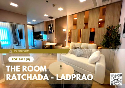 Condos for sale : Urgent Sale 🔥 The Room Ratchada - Ladprao 🔥 Beautifully fully furnished; just 350 meters from MRT and BTS.