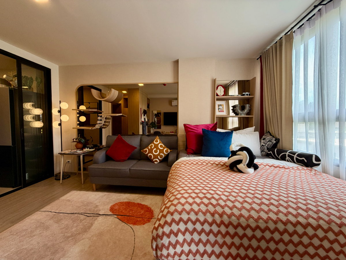 THE MUVE Sukhumvit 107 pet-friendly condo Ready to move in Free electrical appliances