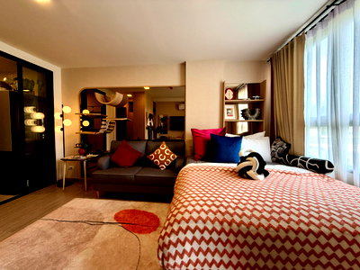 ขายคอนโด : THE MUVE Sukhumvit 107 คอนโดเลี้ยงสัตว์ พร้อมเข้าอยู่ ฟรีเครื่องใช้ไฟฟ้า 