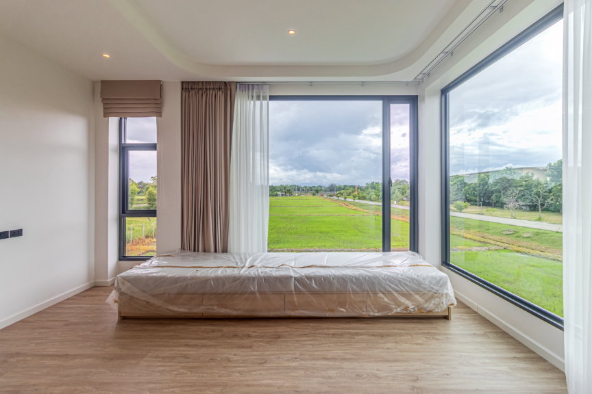 รูป Luxury Modern Pool Villa วิวภูเขา ทำเลศักยภาพโซนหางดง ใกล้ Lanna International School  โครงการ Rattana Serene Ville T.063-6649056 - รูปที่ 32/36