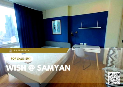 Condos for sale : Urgent Sale 📍 Wish @ Samyan 📍 Fully furnished and equipped with appliances; near MRT Sam Yan.