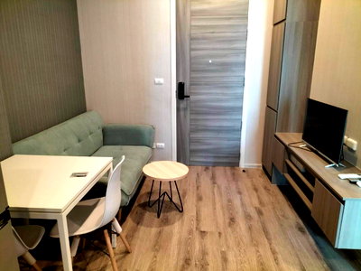 Condos for rent : PFD-08992 Condo for rent Knightsbridge Collage Ramkhamhaeng, fully furnished, ready to move in, near MRT Hua Mak & MRT Lam Sali 🏙️✨