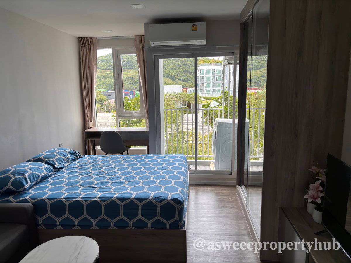 รูป ให้เช่า Atmoz Serene Sriracha | 1 Bedroom ตรงข้าม ม.เกษตรฯ ศรีราชา - รูปที่ 2/8
