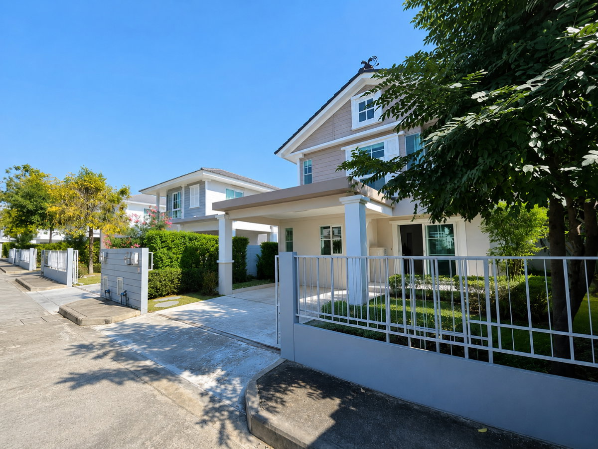 รูป 🏡 ขายด่วน! บ้านเดี่ยว 2 ชั้น พร้อมผู้เช่า โครงการ Villaggio สันทราย เพียง 4.75 ลบ. ฟรีโอน 📞 063-6649056 - รูปที่ 2/20