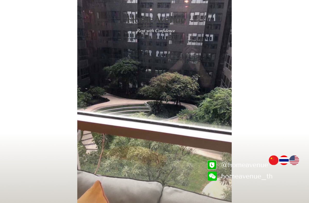 รูป ✨ 1Bed Studio 🚇 ใกล้MRT ห้วยขวาง🌏TM30 Service📲 Line: @homeavenue ⭐HA-5010 - รูปที่ 9/9