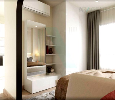 Condos for sale : 🔺 For Sell Condo THE PARKLAND LITE SUKHUMVIT - PAKNAM Building A, Floor 10,Studio, Room size 28 sqm