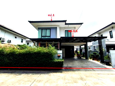 Houses for sale : HOME 50.8 Sq.w. Muang Pathum Thani Pathumthani for 4M