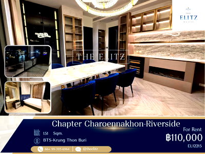 คอนโดให้เช่า : ✨  Unrivaled Riverfront Luxury | Chao Phraya River views from this Ultra-modern Penthouse-High-end waterfront living with world-class facilities ✨